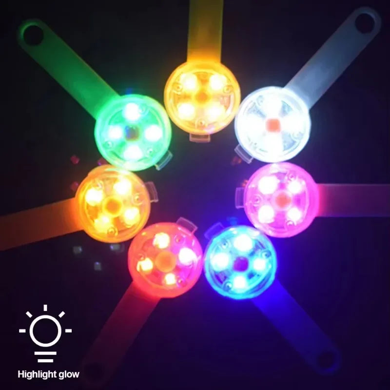 LED Pet Tracking Luminous Pendant Bright Ligh Dogs Collars Dog Wear Loss Weatherproof LED Safety Light USB Rechargeable Safety